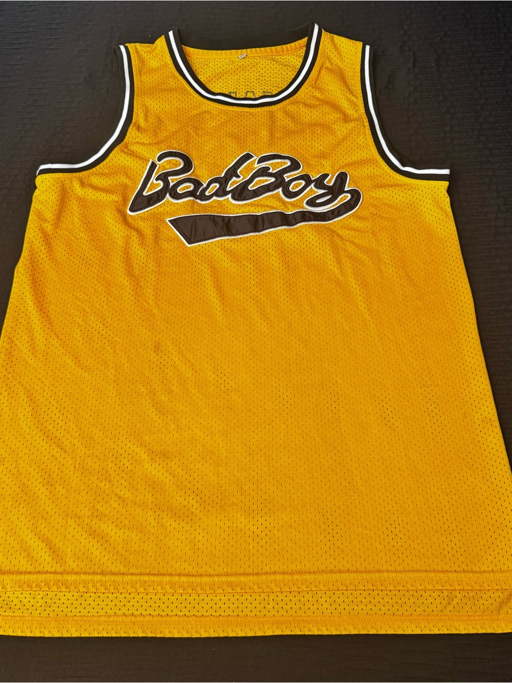 RaRE! Bad Boy Biggie Smalls 72 Jersey Size Large Embroidered Letters Tank Top